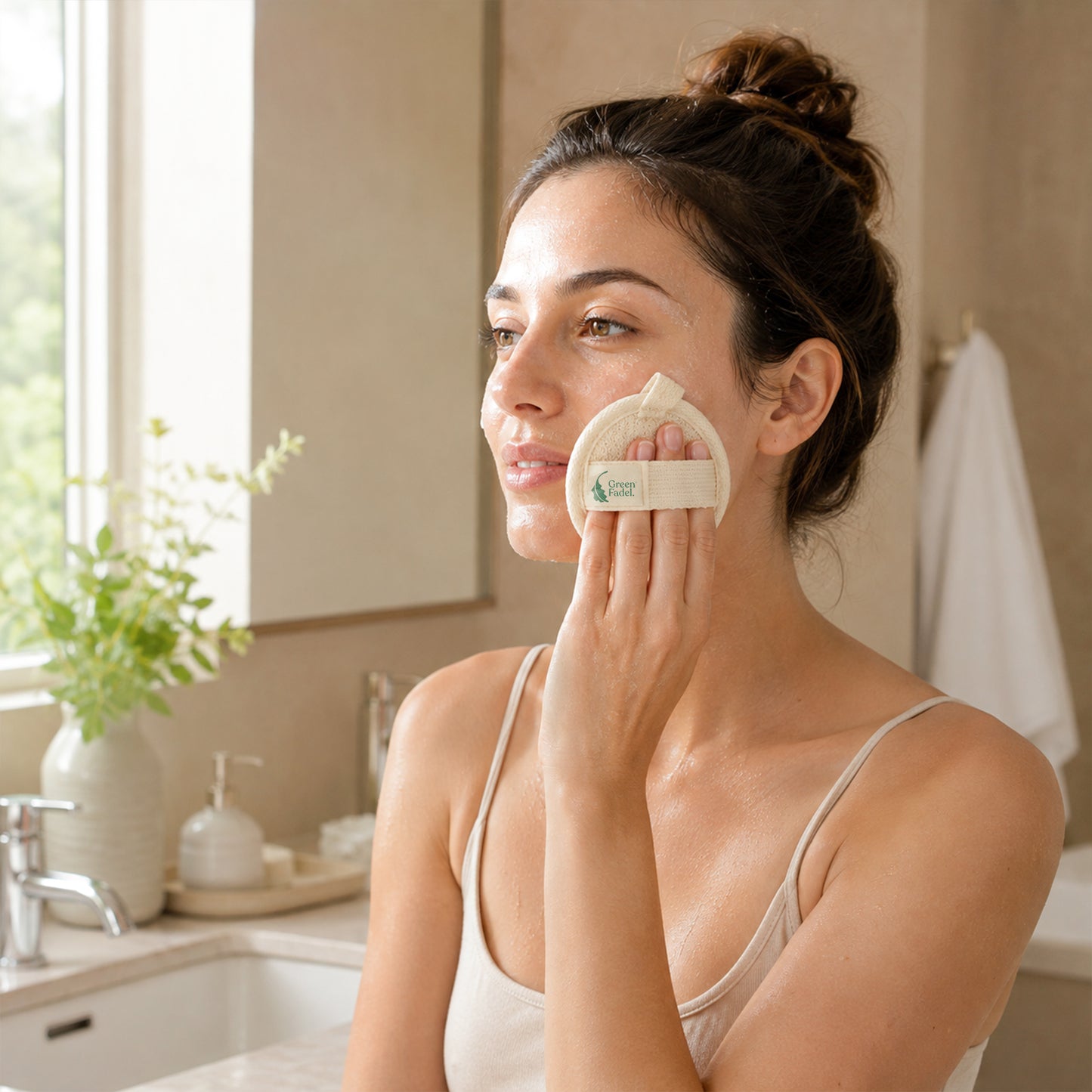 Gezichts Loofah Pads