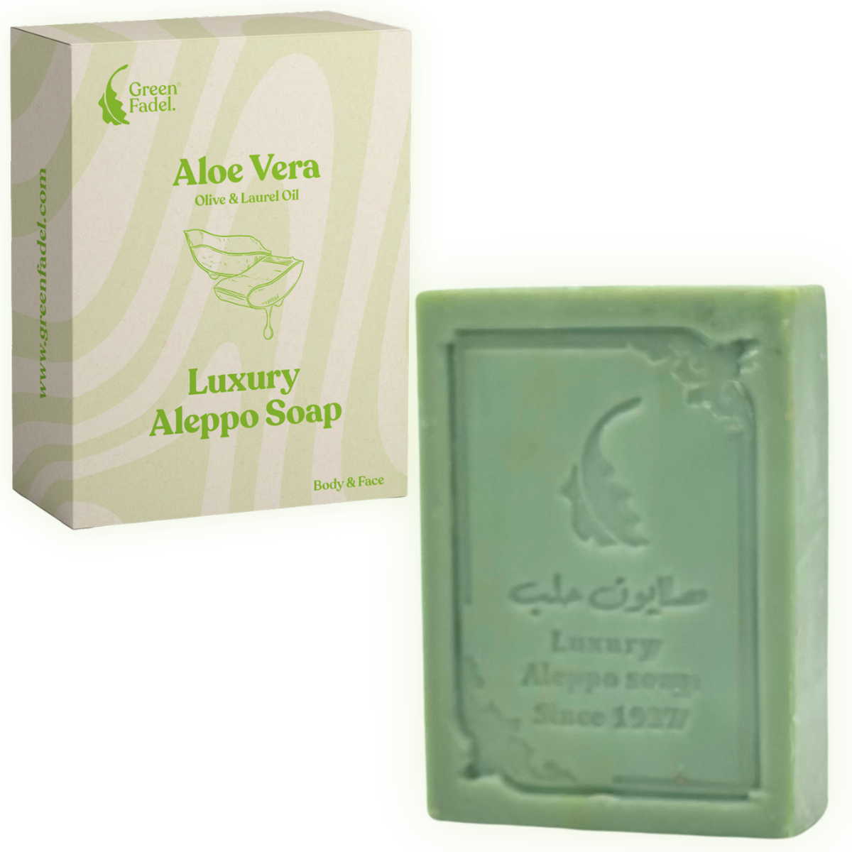 Luxe Aleppo Zeep met Aloë Vera & Tea Tree Olie