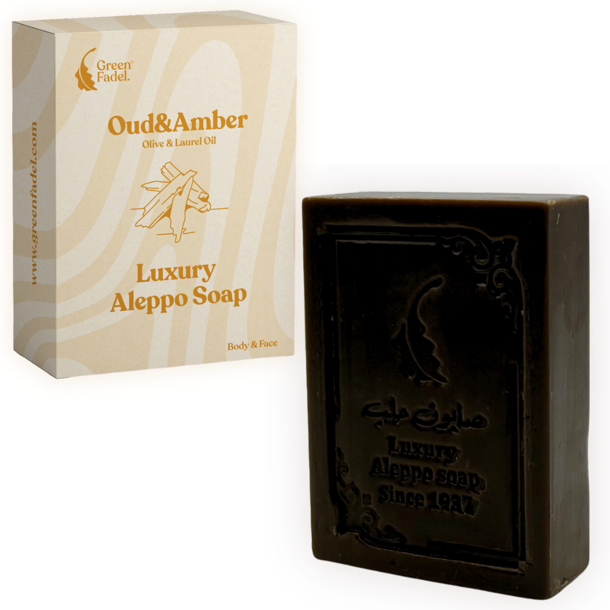 Luxe Aleppo Zeep met Oudh & Amber