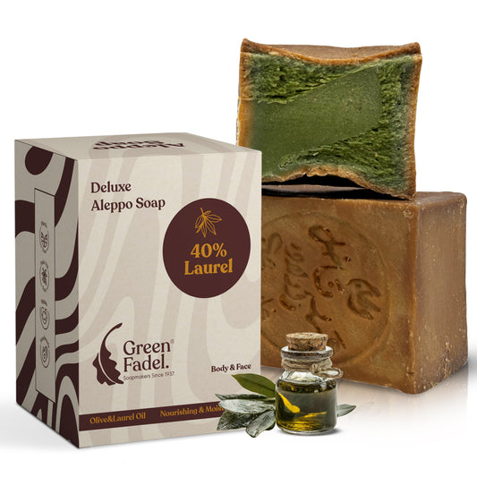 Deluxe Aleppo Soap, 40% Laurel, 60% Olive Oil