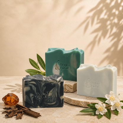 Aleppo Shampoo Bar Set – Oud & Amber, Jasmine & Extra Laurel