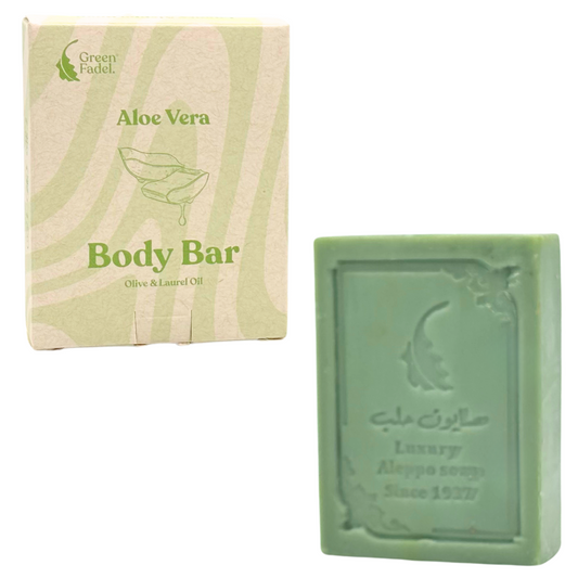 Luxuriöse Aleppo Seife mit Aloe Vera und Teebaumöl