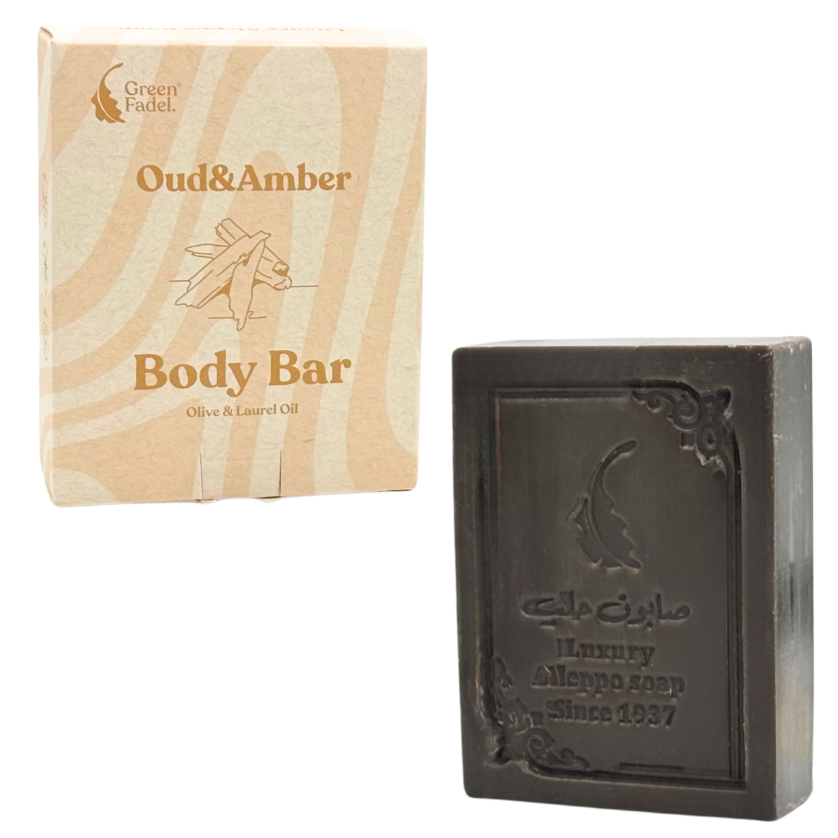 Luxuriöse Aleppo Seife mit Oud und Amber