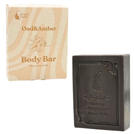 Luxuriöse Aleppo Seife mit Oud und Amber
