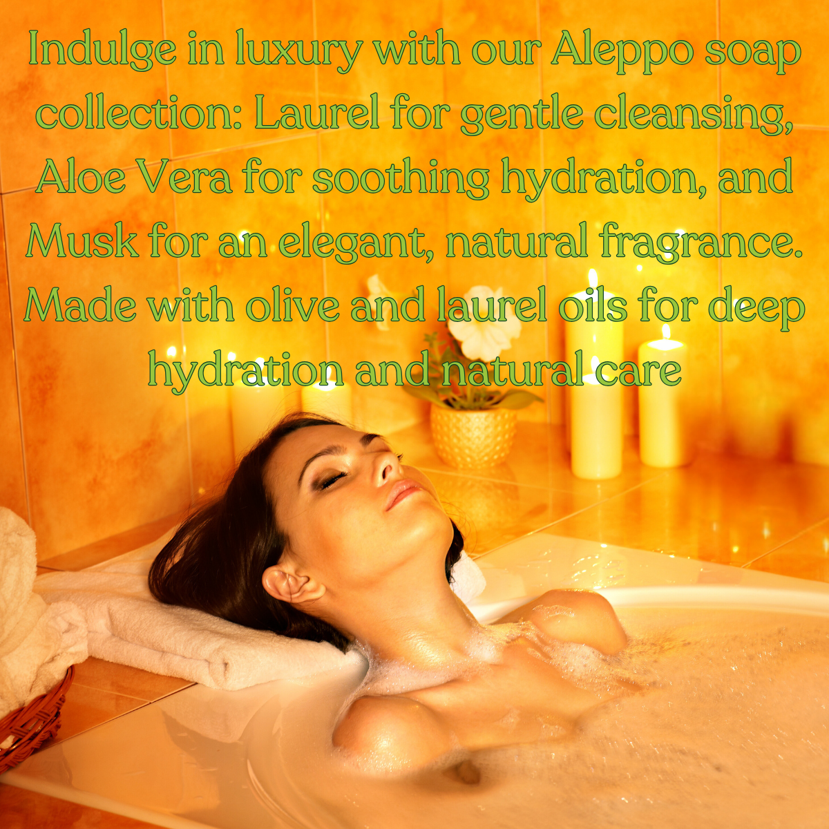 Luxuriöse Aleppo Seifen Kollektion: Lorbeer, Aloe Vera und Moschus