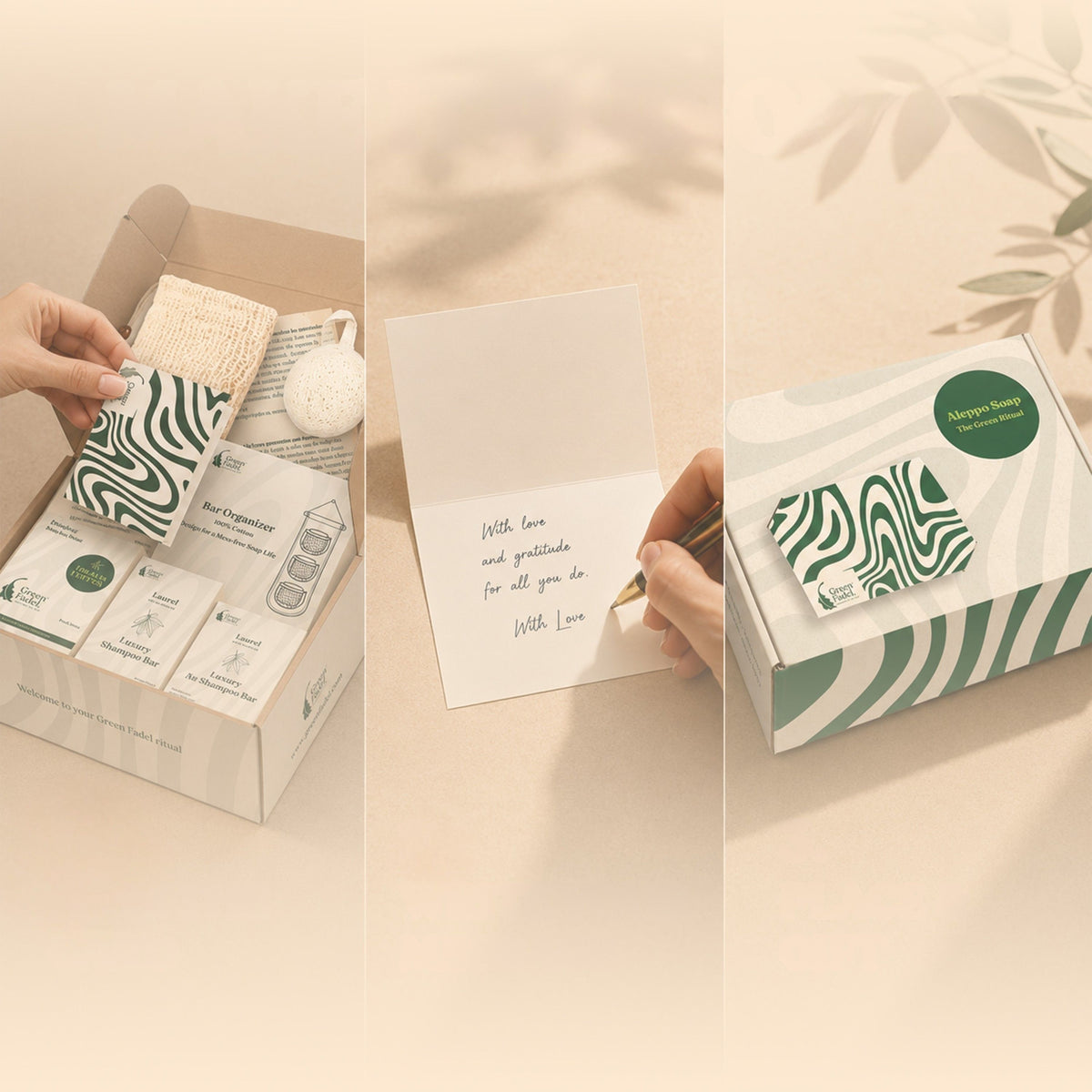 Green Aleppo Soap Gift Set