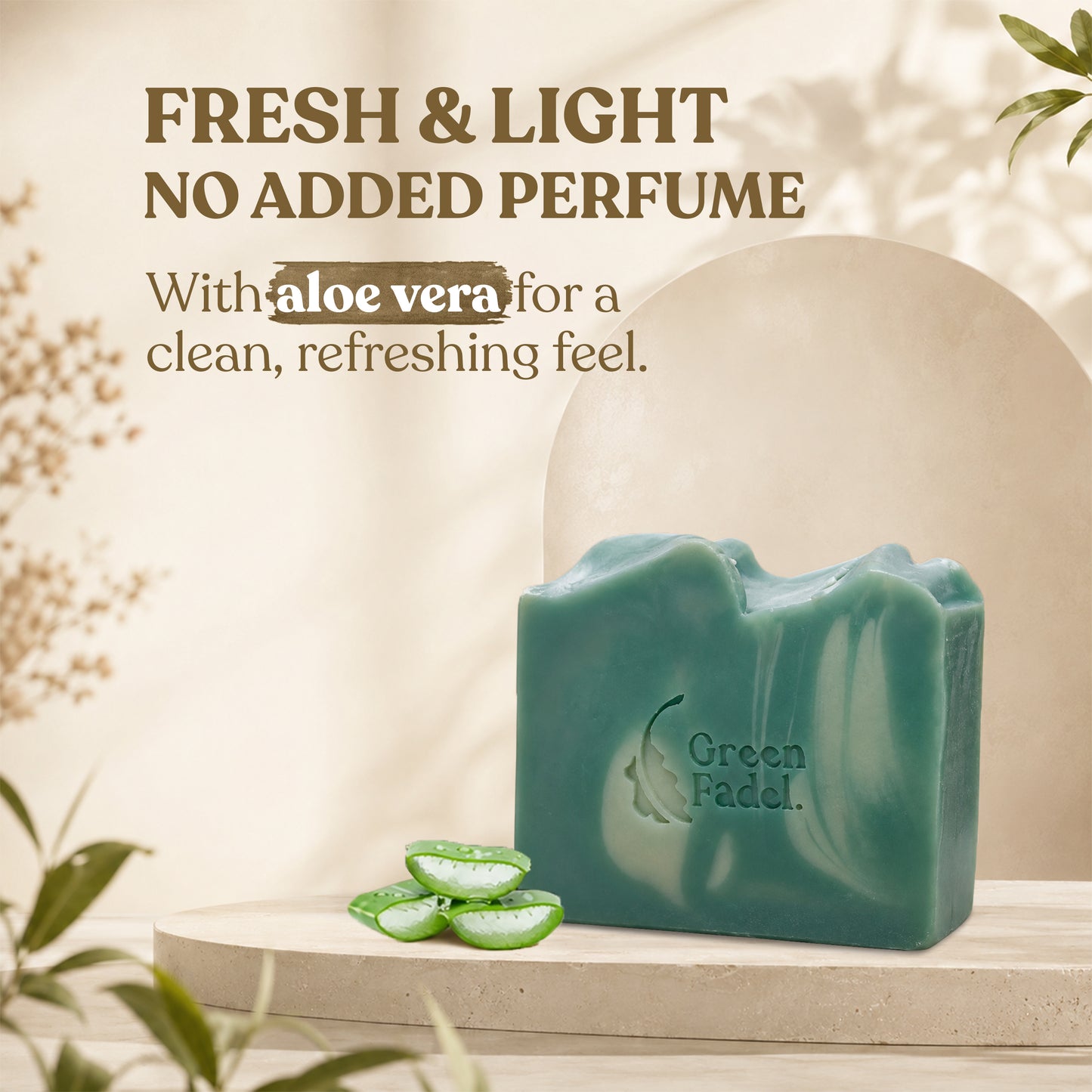 Champú Sólido de Alepo con Aloe Vera