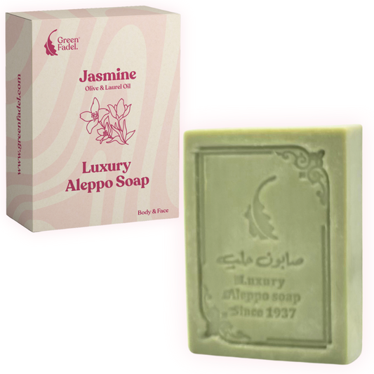 Luxuriöse Aleppo Seife mit Jasmin
