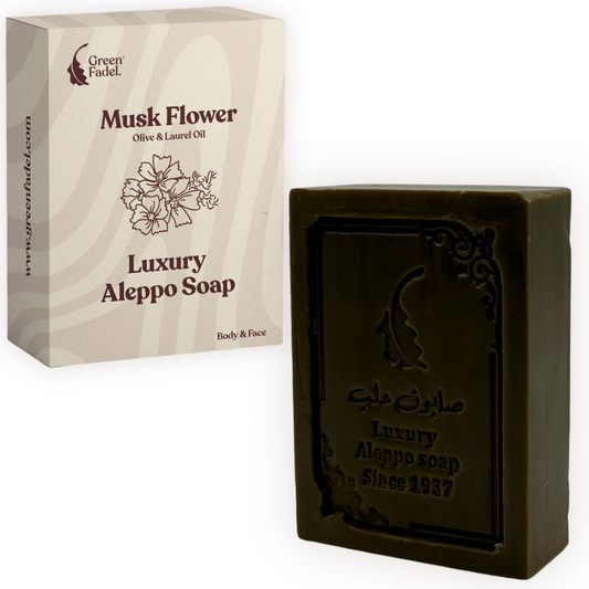 Luxury Aleppo Soap with Musk Flower