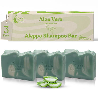 Champú Sólido de Alepo con Aloe Vera
