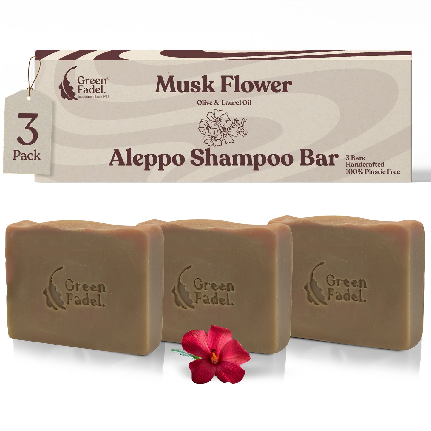 Aleppo Shampoo Bar with Musk