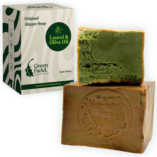 Original Aleppo Seife, Lorbeeröl und Olivenöl