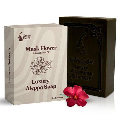 Luxury Aleppo Soap with Musk Flower