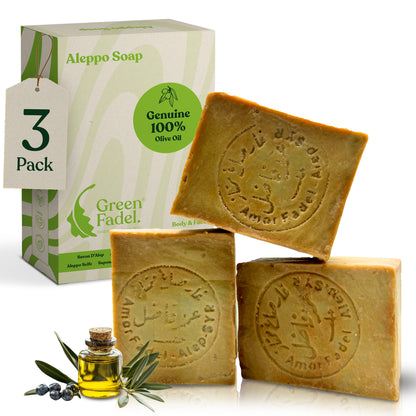 Genuine Aleppo Soap, 100% Olive Oil