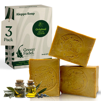 Original Aleppo Soap, Laurel and Olive Oil