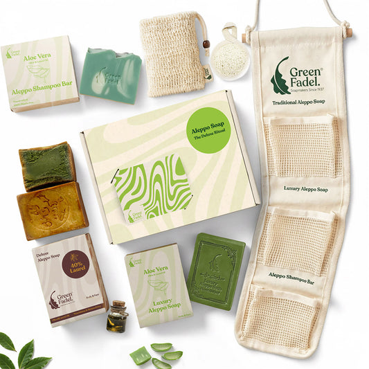 Deluxe Aleppo Zeep Cadeauset